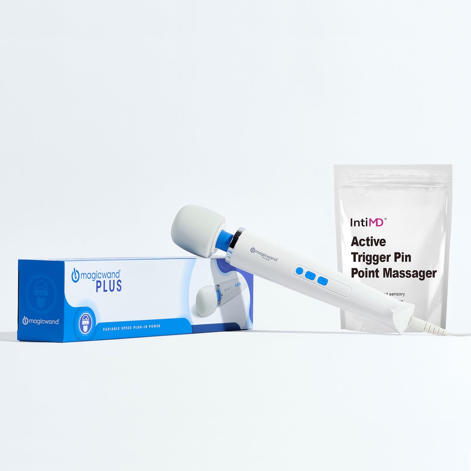 Magic Wand Plus (HV-265) The Original Wand Massager with Built-in 4 Sp IntiMD Magic Wand Plus (HV-265) The Original Wand Massager with Built-in 4 Sp IntiMD