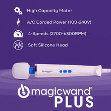Load image into Gallery viewer, Magic Wand Plus (HV-265) The Original Wand Massager with Built-in 4 Speed Controller and Free IntiMD Active Personal Trigger Pin Point Massager