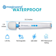 Load image into Gallery viewer, Magic Wand Waterproof HV-360 Personal Massager with IntiMD Active Trigger Pin Point Massager