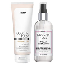 Load image into Gallery viewer, Coochy Plus Intimate Shaving Complete Kit - FRAGRANCE FREE & After Shave Protection Moisturizer Mist
