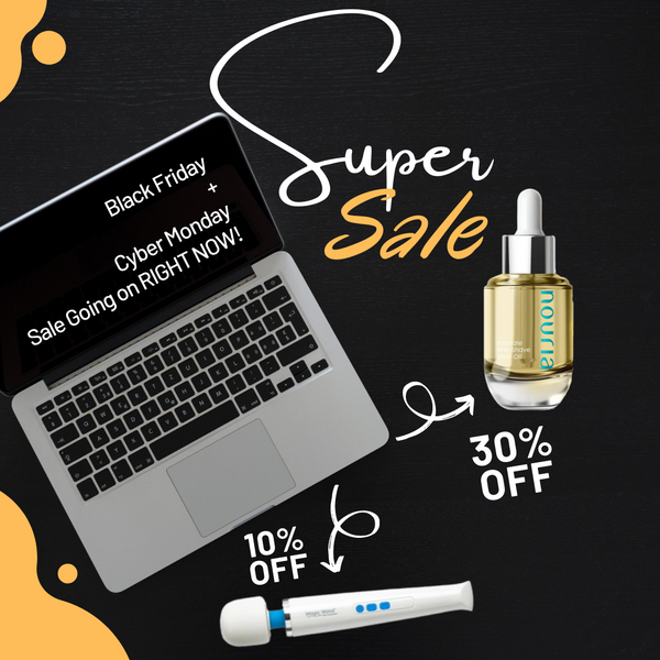 Black Friday (30% Off Nouria Pre-Shave Oil) + Cyber Monday Deals (10% Off All Magic Wands) Going on RIGHT NOW!