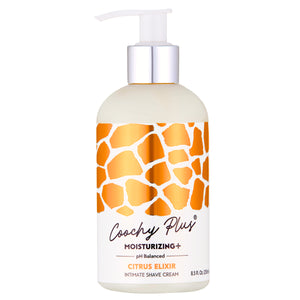 Coochy Plus Intimate Shaving Cream CITRUS ELIXIR 8.5 Oz.