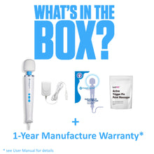 Load image into Gallery viewer, Magic Wand Plus (HV-265) The Original Wand Massager with Built-in 4 Speed Controller and Free IntiMD Active Personal Trigger Pin Point Massager
