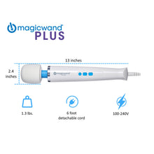Load image into Gallery viewer, Magic Wand Plus (HV-265) The Original Wand Massager with Built-in 4 Speed Controller and Free IntiMD Active Personal Trigger Pin Point Massager
