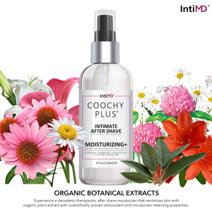 Coochy Plus 3-Steps Kit Intimate Shave Gift Set: NOURIA Pre-Shave Elixir + Coochy Plus Shave Cream Citrus Elixir + COOCHY PLUS After Shave Protection Mist