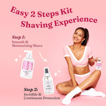 Load image into Gallery viewer, Coochy Plus Intimate Shaving Complete Kit - SWEET BLISS &amp; Organic After Shave Protection Soothing Moisturizer Mist – Antioxidant Formula
