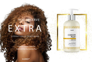 Coochy Plus Intimate Shaving Cream SWEET DIVA For Afro Natural Texture Hair With HydroLock & MOISTURIZING+ Formula 8 Oz.