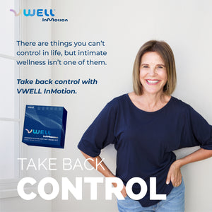 VWELL InMotion Advanced Dilator Exerciser Trainer Set Pelvic Floor Muscle InMotion Technology Active Pellets for Her Woman (Advanced 5 Kit System)