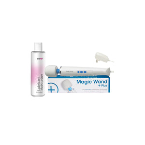 Magic Wand Plus Viva Kit Therapeutic Personal Massager Includes IntiMD Massaging Moisturizer 8oz
