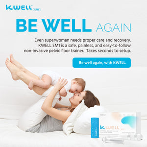 KWELL Smart Kegel EMS Painless Pelvic Floor Muscle Exerciser Trainer Toner Stimulator for Women Electrical Muscle Stimulation