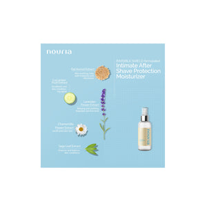 Coochy Plus 3-Steps Kit Intimate Shave Gift Set: NOURIA Pre-Shave Elixir + Coochy Plus Shave Cream Fragrance Free + NOURIA After Shave Protection Mist