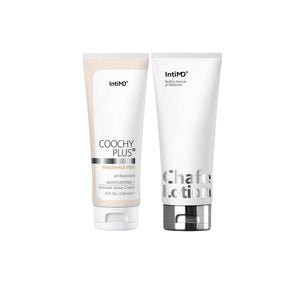 Coochy Plus Intimate Shaving Cream FRAGRANCE FREE 8 Oz. + Chafe Lotion 3.4 Oz. Kit