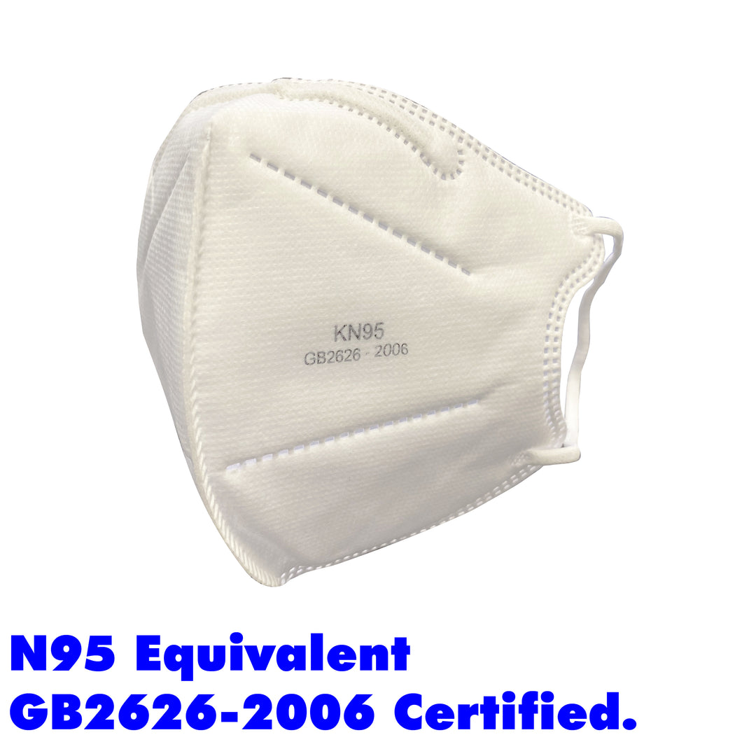 KN95 (N95 Equivalent Compliant) Surgical Disposable Mask Respirator - 10/Pack